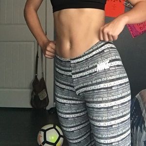 patterned nike leggings